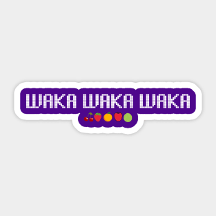 Waka Waka | 80s Video Game | Retro Arcade | Nostalgia Sticker